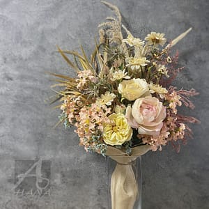 ドライフラワー風造花ブーケ