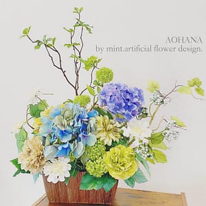 紫陽花のアレンジメント