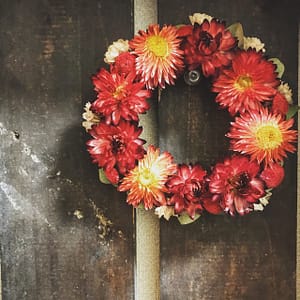 ヘリクリサムのボタニカルジェルキャンドル