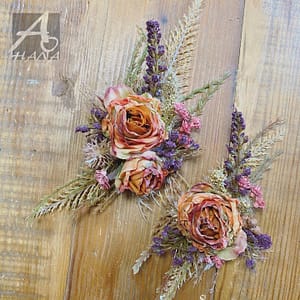 ドライフラワー風造花のコサージュ|造花専門店AOHANA