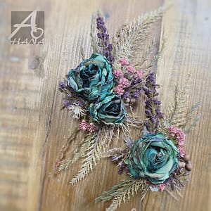 ドライフラワー風造花のコサージュ|造花専門店