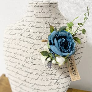 コサージュ青|造花専門店AOHANA