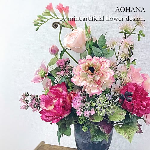 造花アレンジ桜|造花専門店AOHANA