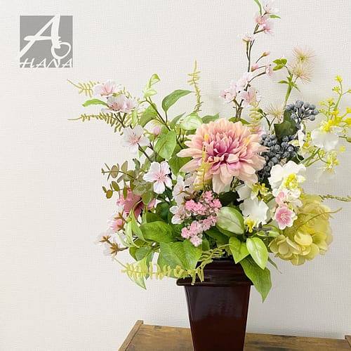 造花アレンジ桜|造花専門店AOHANA