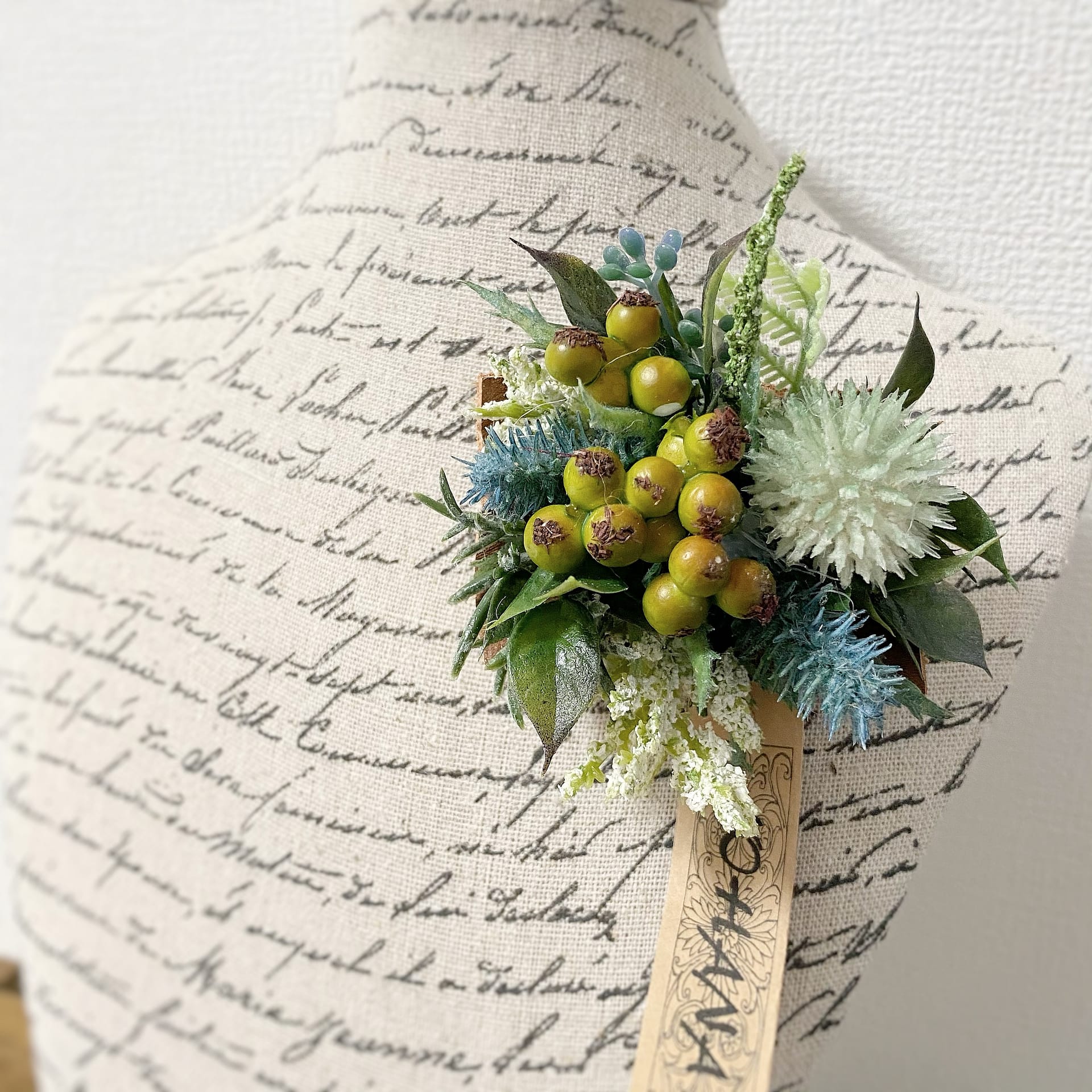 コサージュグリーン｜造花専門店AOHANA